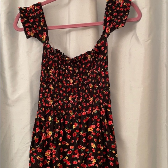NWOT DESIGN LAB FLORAL OFF THE SHOULDER ROMPER - Picture 3 of 7